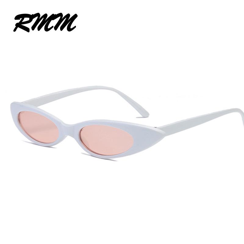 European Unisex retro small elliptical Sunglasses small frame Cat Eye Sunglasses men and women's glasses