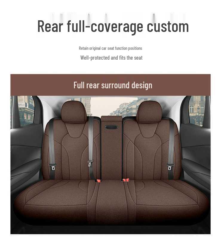 All-Season Linen Seat Covers for Hongqi EQM5 Travel Edition EV