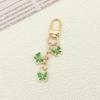 Colorful Butterfly Oil Drip Keychain Pendant for Creative DIY Alloy Earphone Case Packaging Ornaments