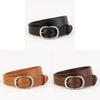 Classic Genuine Leather Belt For Women With Pin Buckle For Casual And Business Wear