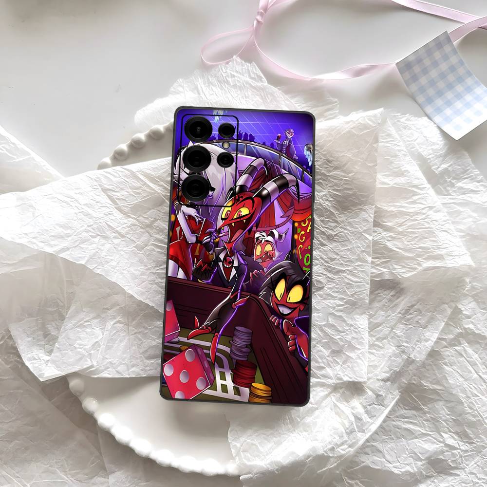 H-Helluva Boss Anime Phone Case For Samsung S 24 Fe 25 Ultra Plus 20 Lite 21 30 22 23 24 22 Ultra 5G Fundas