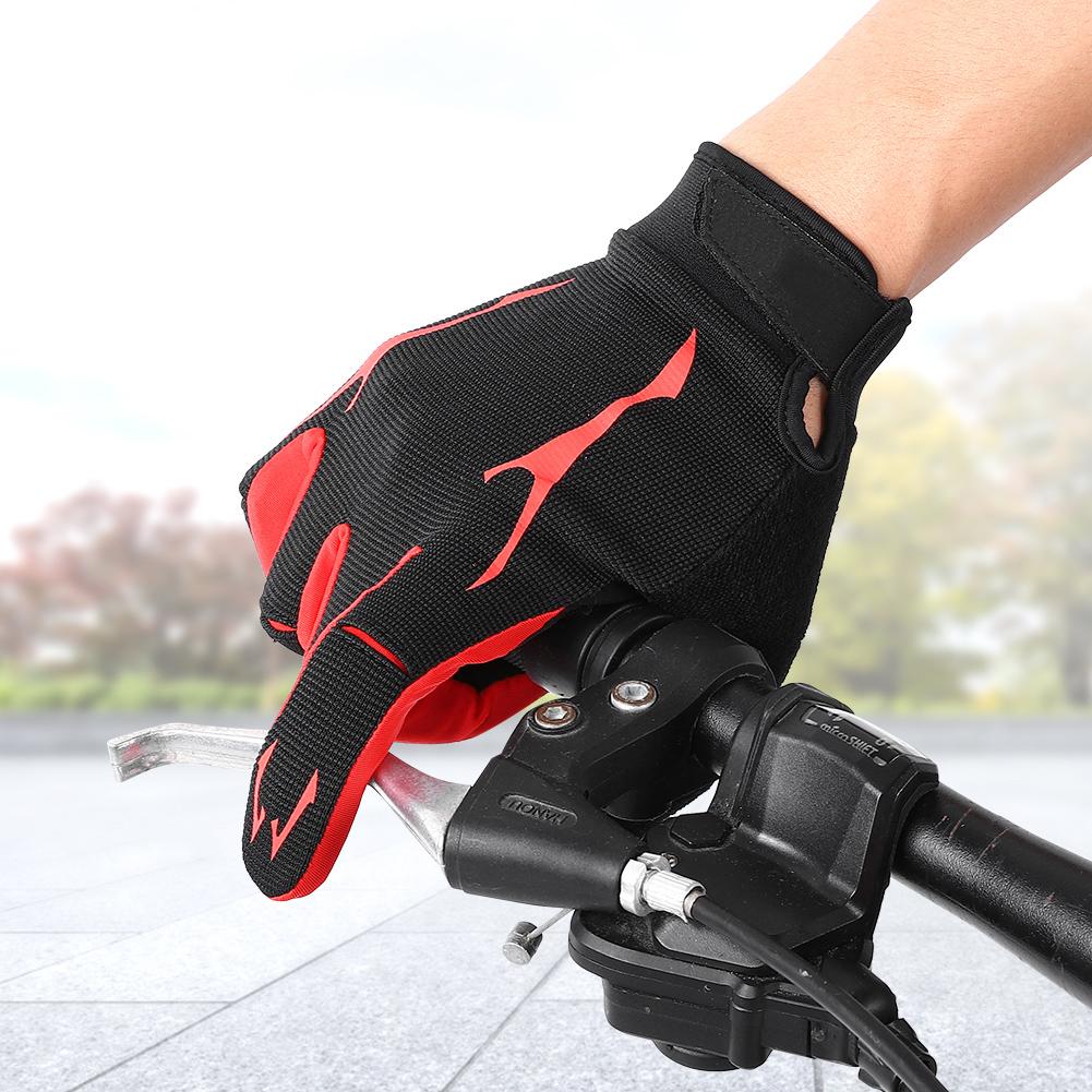 1 Pair Outdoor Unisex Cycling Gloves Breathable Touch Screen Nylon Mountain Bike Gloves