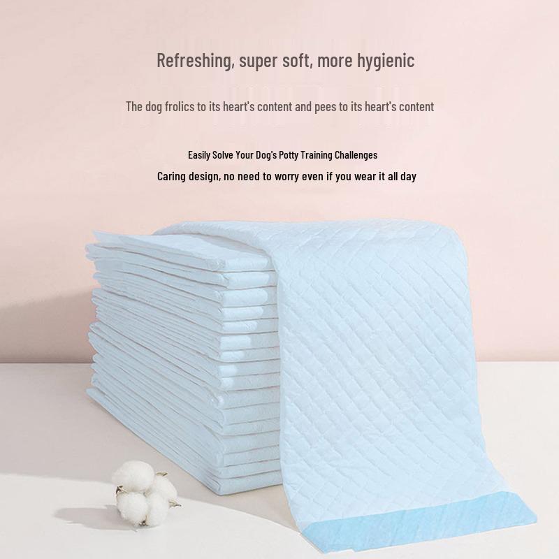 

Good Fortune Super Absorbent Pet Training Pads - Deodorizing Urine Pads & Diapers for Pets Thin Budget L 60x90cm (25 pieces)