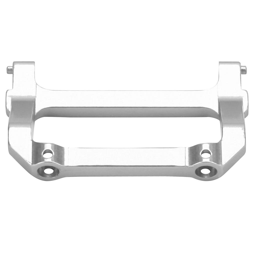 RC Aluminiumlegierung Frontstoßstangenhalterung für Axial SCX24 C10 124 RC Auto Upgrade TeileSilber