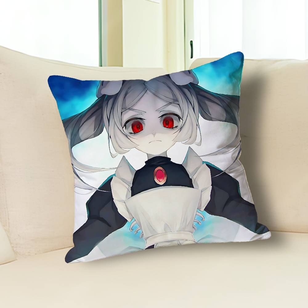 Game M-Marie S-Skullgirls-S Pillow Cases for Bedroom Living Room Sofa Home Decor Polyester Cushion Cover with Zipper 30cmx30cm