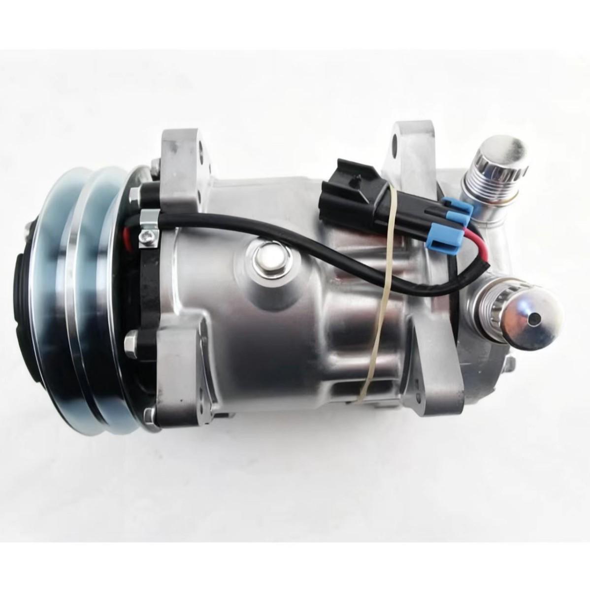 7H15 Compressor Compatible with SANDEN Models 4488, 4736, 4736U, 4694 Iron
