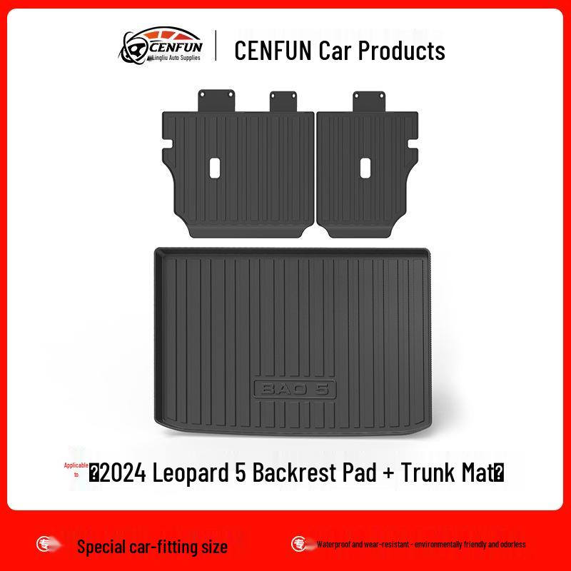 Custom TPE Floor Mats & Trunk Mat Set for 2024 BYD Equation Leopard 5