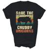 Save The Chubby Unicorns Rhino Rhinoceros Unisex Shirt Gift