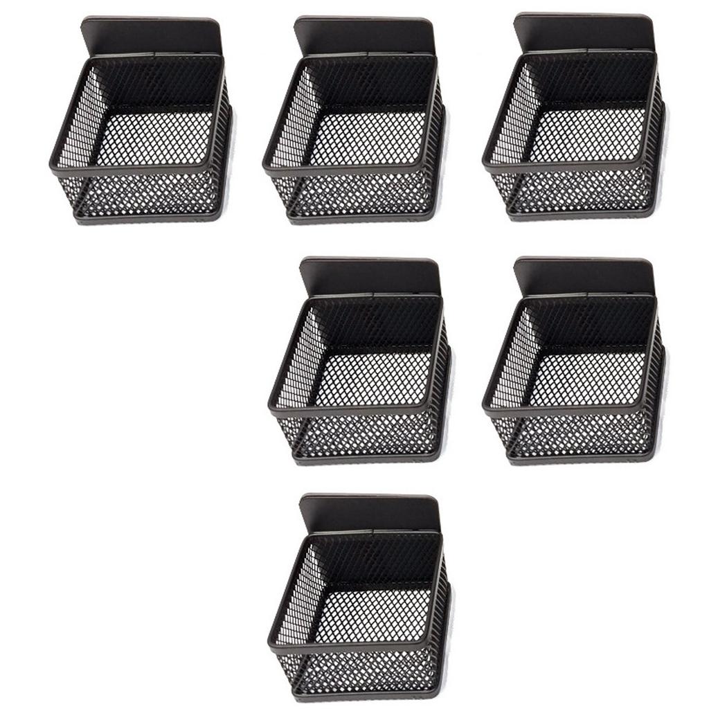6PCS Magnetic Tea Bag Metal Tea Storage Box Holder for Fridge Kitchen Countertop Cabinet Pantry