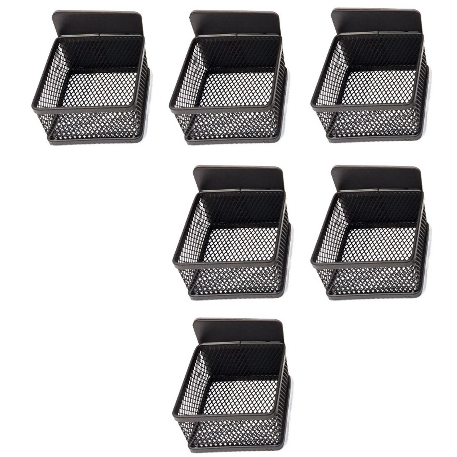 

6PCS Magnetic Tea Bag Metal Tea Storage Box Holder for Fridge Kitchen Countertop Cabinet Pantry