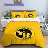 Set Copripiumino Trapuntato Modello BSC Young Boys Decorazione per la Casa Regalo (1 * copripiumino + 2 * federe senza imbottitura)