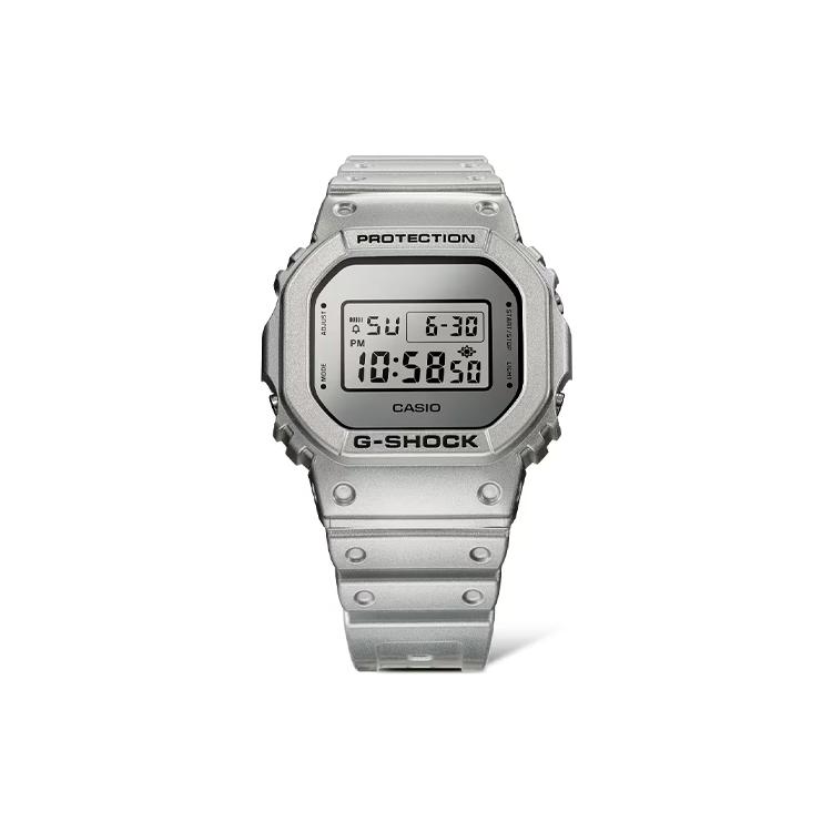 Casio Unisex G-SQUAD Series Silver Watch DW-5600FF-8JF DW-5600FF-8JF