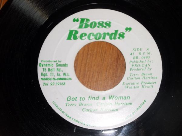 

7inch Record CARLTON HARRISON - Got To Find A Woman BR0490 Boss Records Jamaica Reggae, Ska & Dub Used