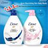 DOVE Cherry Blossom & Deeply Nourishing Body Wash Twin Pack