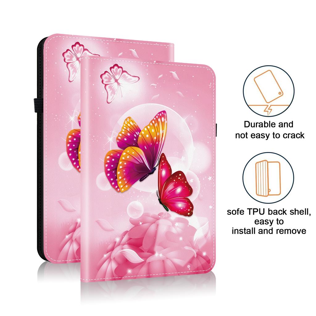 PU Leather Tablet Case for Apple iPad Pro 12.9 (2018)-11 Styles! Durable,with 2 Stand Slots,Pencil Holder & Card Slots,Flexible TPU Back Cover