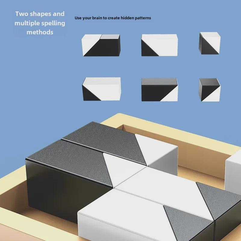 Interactive Educational Puzzle Blocks for Kids: Boost Spatial Thinking & Imagination