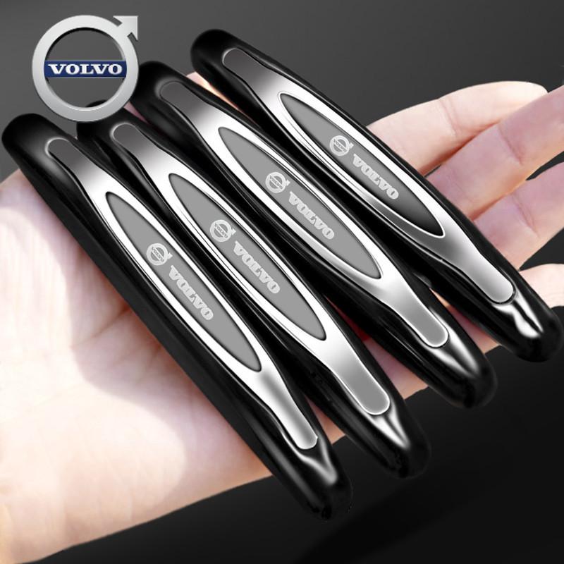 For Volvo 4PCS Car Door Anti-collision Bumper Strip Guards Side Protector For Volvo XC40 XC90 V40 V90 V60 XC60 S80 S60 S90 C40 V ari632