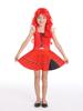 2024 Descendants 4 Vampire Kids Flutter Sleeve Tulle Ballet Dress 3-6Y Summer