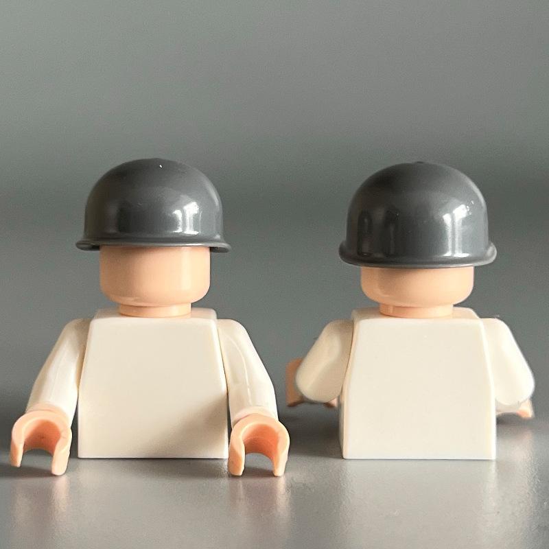 Small Particle Building Block Miniature Accessories Hair Hat, Military Equipment M1 Us Military Helmet 0.1Kg