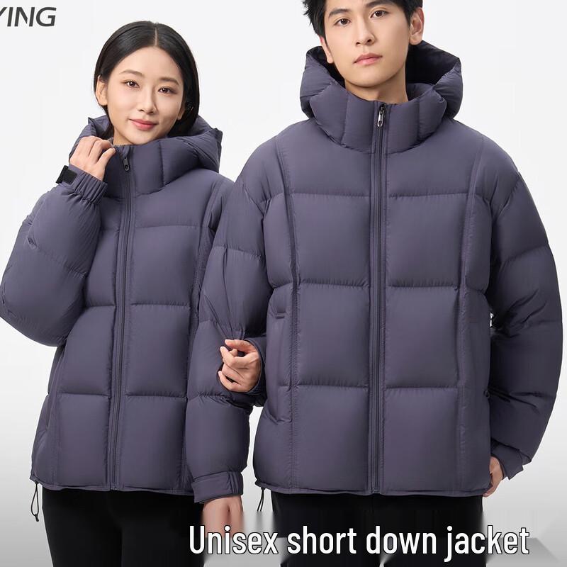 

SNOWFLYING Унисекс Короткая Пуховая Куртка с Капюшоном S (165cm)