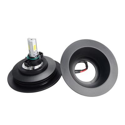 2 X Black Rubber Car Off-Road LED Headlight Retrofit Housing Seal Cap Dust Cover