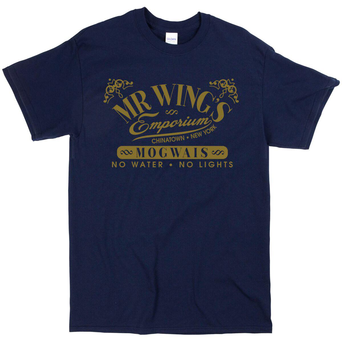 Gremlins Inspired Mr Wings T-shirt Retro Classic Horror Christmas Movie Film S