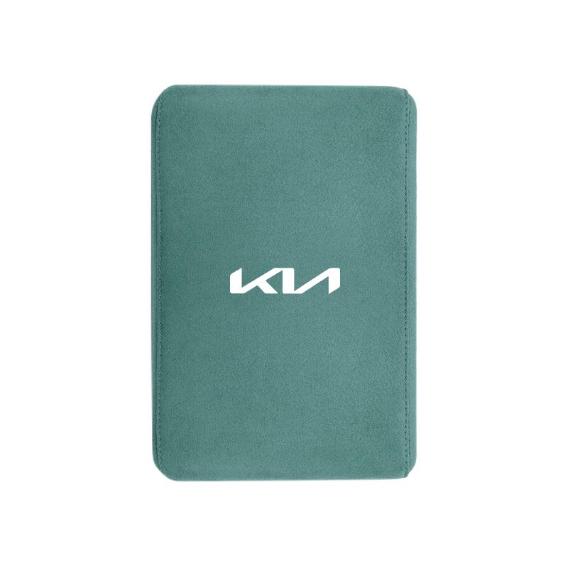 Car Armrest Box Mat Suede Memory Foam Arm Rest Soft Pad For KIA Stinger K9 Sorento Ceed RIO Sportage Niro Soul EV6 EV9 Carnival