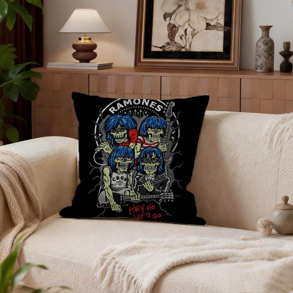 Ramones Cushion Cover Cushion Cover Set 4Pcs 50X50 45X45 40X40 Pillowcase Decorative Sofa Home Decor