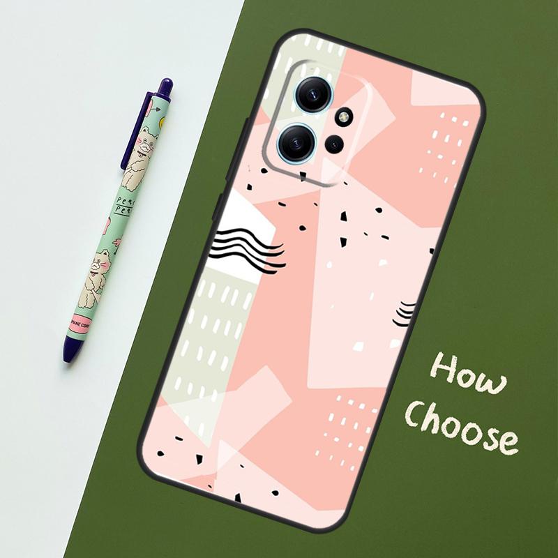 Polka Dots Lines Abstract Art Case For Xiaomi Redmi Note 14 10 11 12 13 15 Pro Plus Cover For Redmi 15 13C 12C 10C 14C 15C
