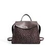 2025 premium matte leopard print bag handbag niche large capacity commuter versatile backpack women's bag practical