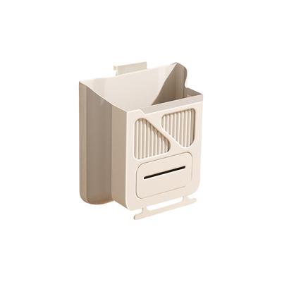 Cestino Pieghevole da Parete Salvaspazio Grande Capacità Cestino Pensile Creativo da Cucina Con Dispenser Sacchetti per la Spazzatura Per Casa Scuola