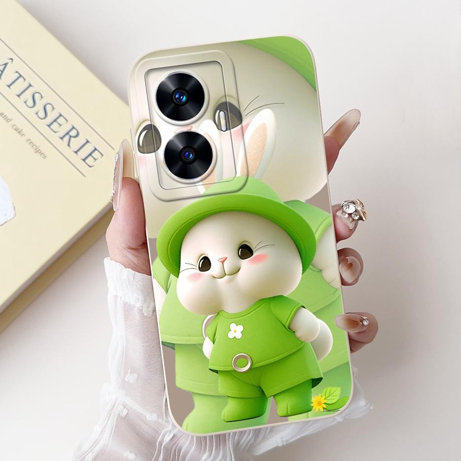 For Realme C55 Case RMX3710 Luxury Candy Painted Cover Soft TPU Matte Phone Case For Realme Narzo N55 C 55 RealmeC55 Fundas Bags