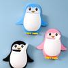 Cute Cartoon Penguin Wall Mounted Storage Holder With No Drill Installation Perfect For Bathroom Toothbrush Toiletry Organizer