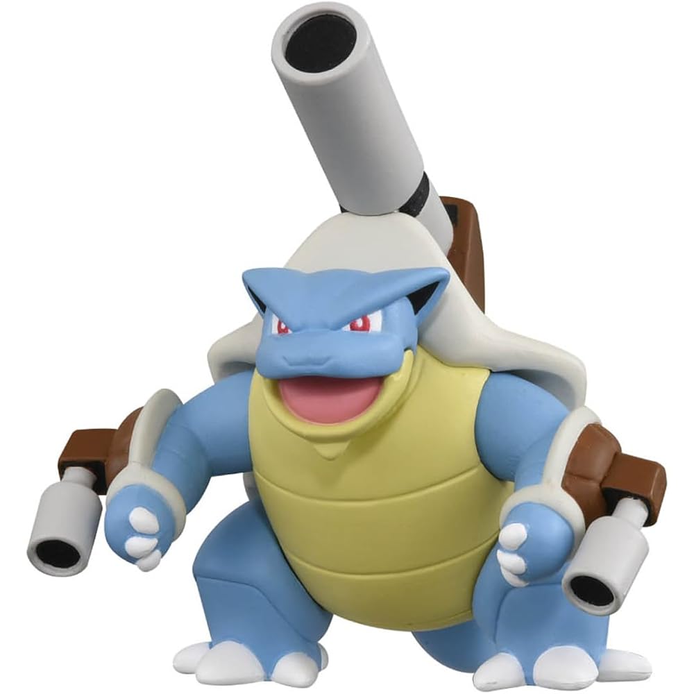 Pokmon Moncolle Mega Blastoise Collectible Figure 6 inches Tall Action Toy