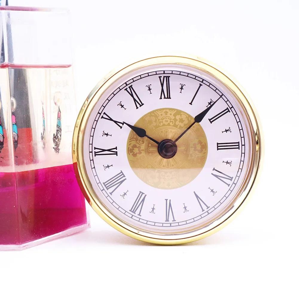80MM Quartz Clock Inserts Classic Clock Craft Movement Mechanism Replacement Roman Arabic Numerals Art DIY Ornament Home Decor