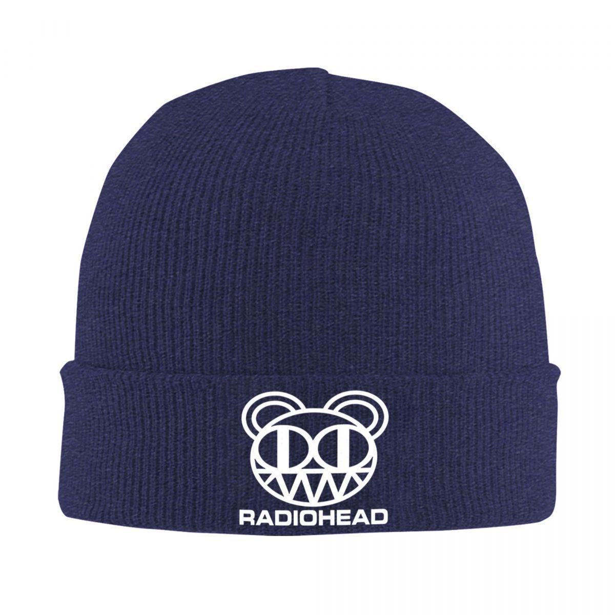 

Cool Punk Alternative Rock Radiohead Logo Knit Hat Beanies Winter Hat Warm Casual Caps for Men Women