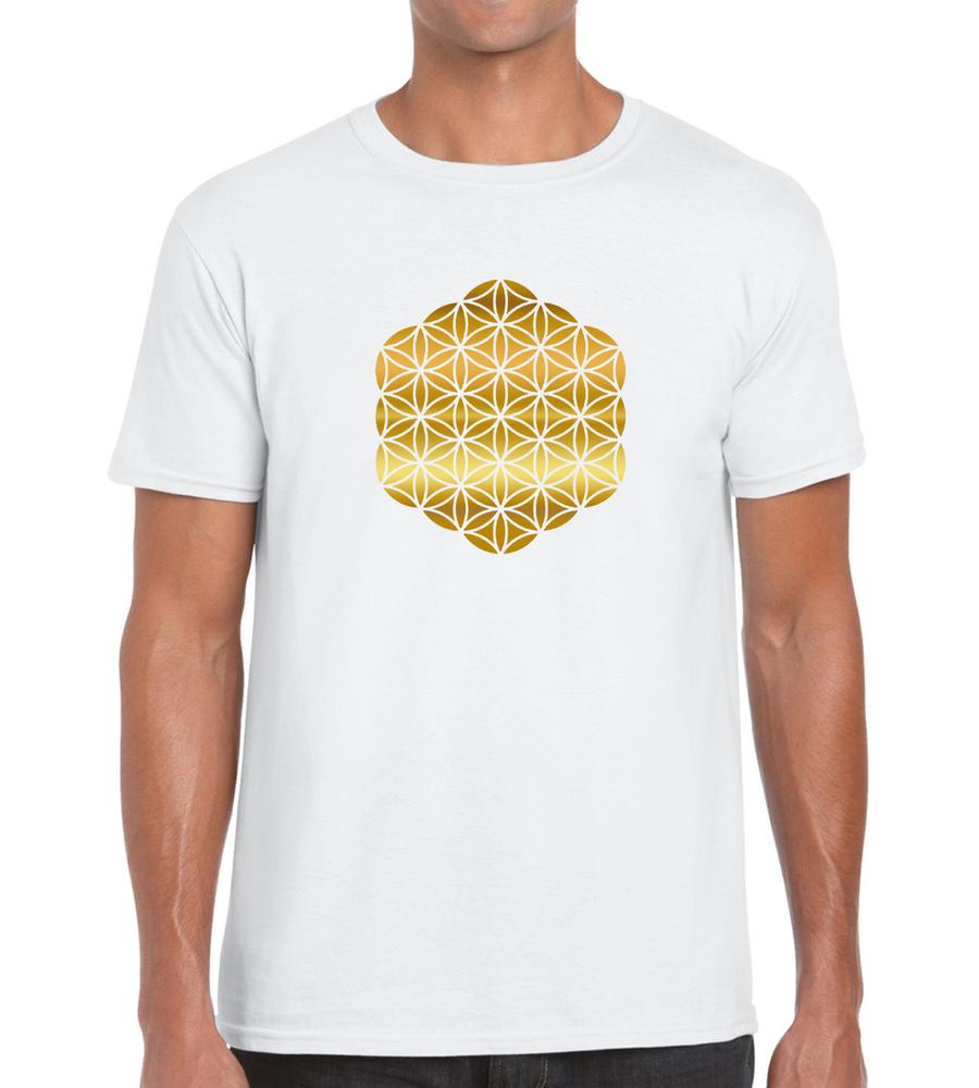 Flower Of Life TShirt Sacred Geometry Chakra Healing Spiritual Meditation Top