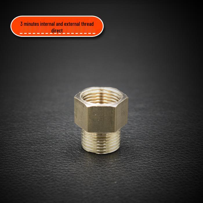 Copper Reducing Threaded Coupling Adapter for Male/Female: 1/2", 3/8", 1/4", 1/8" Connector