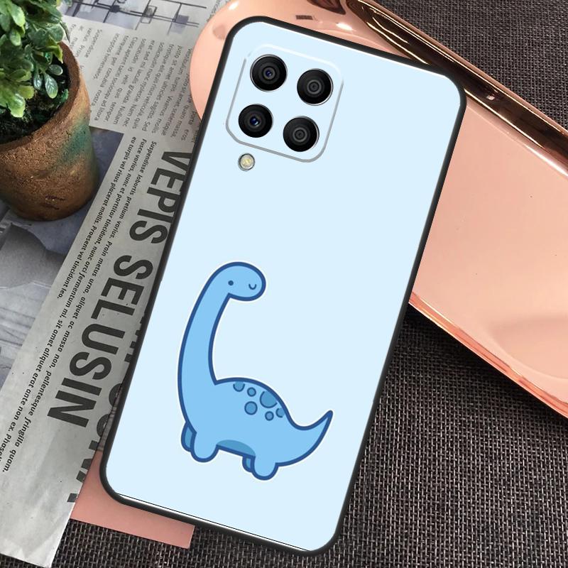 Cartoon Dinosaur Case For Samsung Galaxy M15 M55 M13 M23 M33 M53 M31 M51 M14 M34 M54 M20 M30s M12 M32 M52