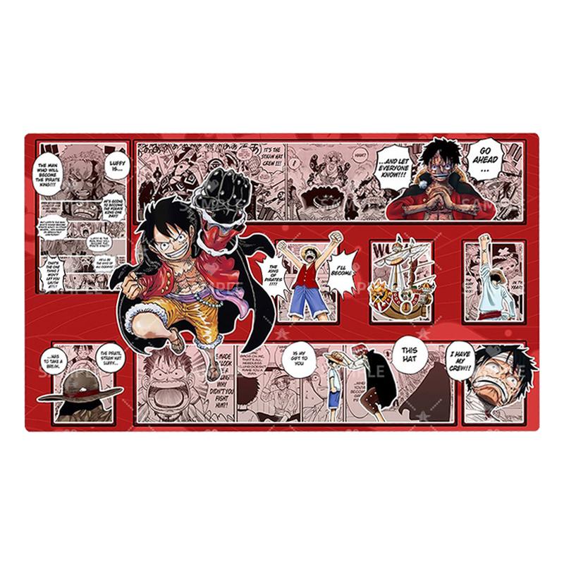 8 Models Diy One Piece Uta Ace Luffy Card Battle Mat Opcg Doflamingo Yamato Single Player Board Game Card Battle Card Pad