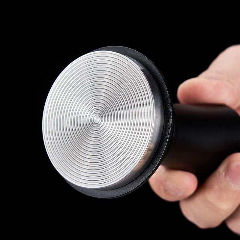 51/53/58MM Coffee Tamper Adjustable Push-type Powder Distributor with Scale Constant Force Powder Press Coffee Tool Accessories
