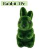 Schaumstoff Osterhase Mini Grün Künstlicher Hase für Hausparty Garten Osterdekoration Lebendiger Hase Oster Schreibtischornament
