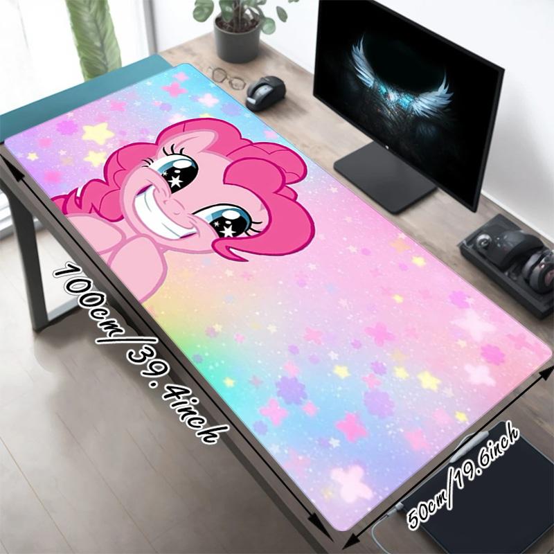 Pinkie Pie Xl Gaming Mouse Pad Nonslip Rubber Base Stitched Edge Waterproof Desk Mat For Pc Laptop Gamer Office Computer Accessories C929181