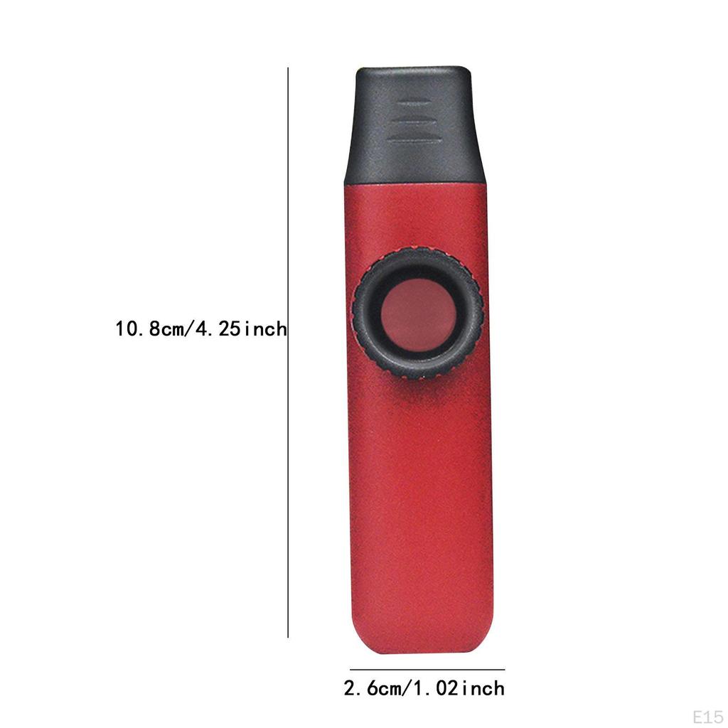 Kazoo Einstellbarer Ton Einfach zu Spielen Musikinstrumente Begleitung mit Lanyard für