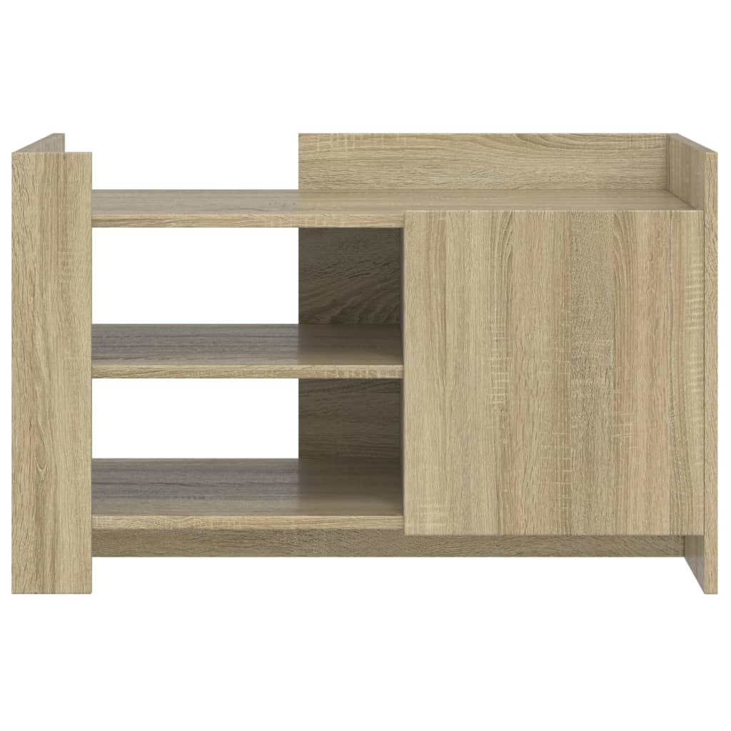 Coffee Table Sonoma Oak 80x50x50 cm Particleboard