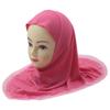 Easy To Wear Girls Instant Hijab Scarf Muslim Hijabs Handmade Flower Amira Lovely Flower Headscarf Turban for 2-6 Years Kids