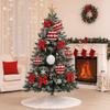 6CM Foam Christmas Balls Red White Christmas Hanging Balls Christmas Tree Pendant  for Home