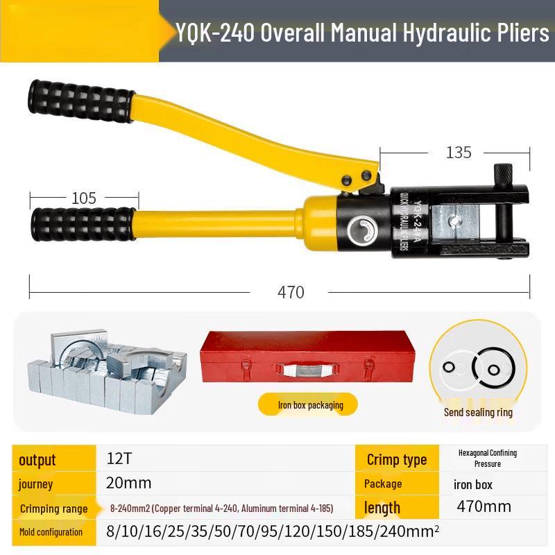 

Manual Hydraulic Crimping Pliers