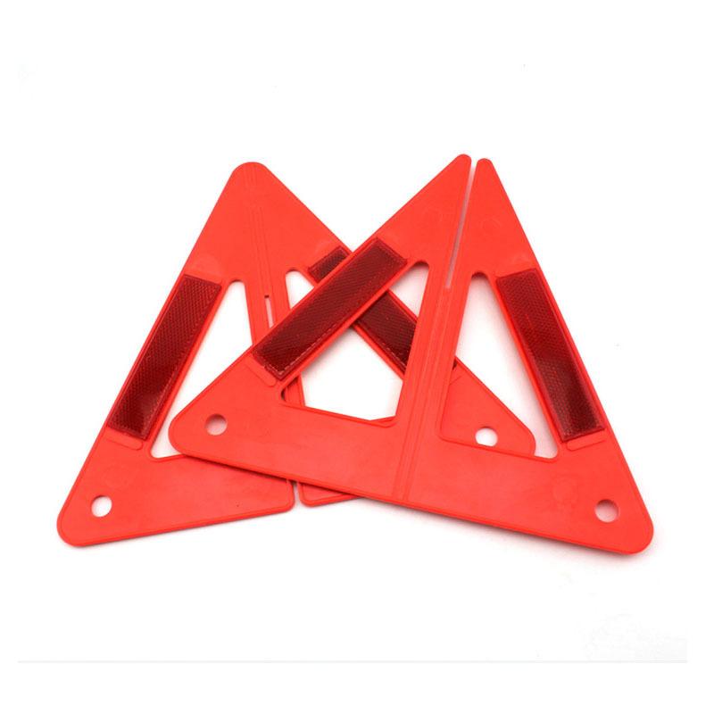 Car Triangle Warning Sign High-Speed Accident Breakdown Roadblock Reflective Sign Tripod Insurance Gift