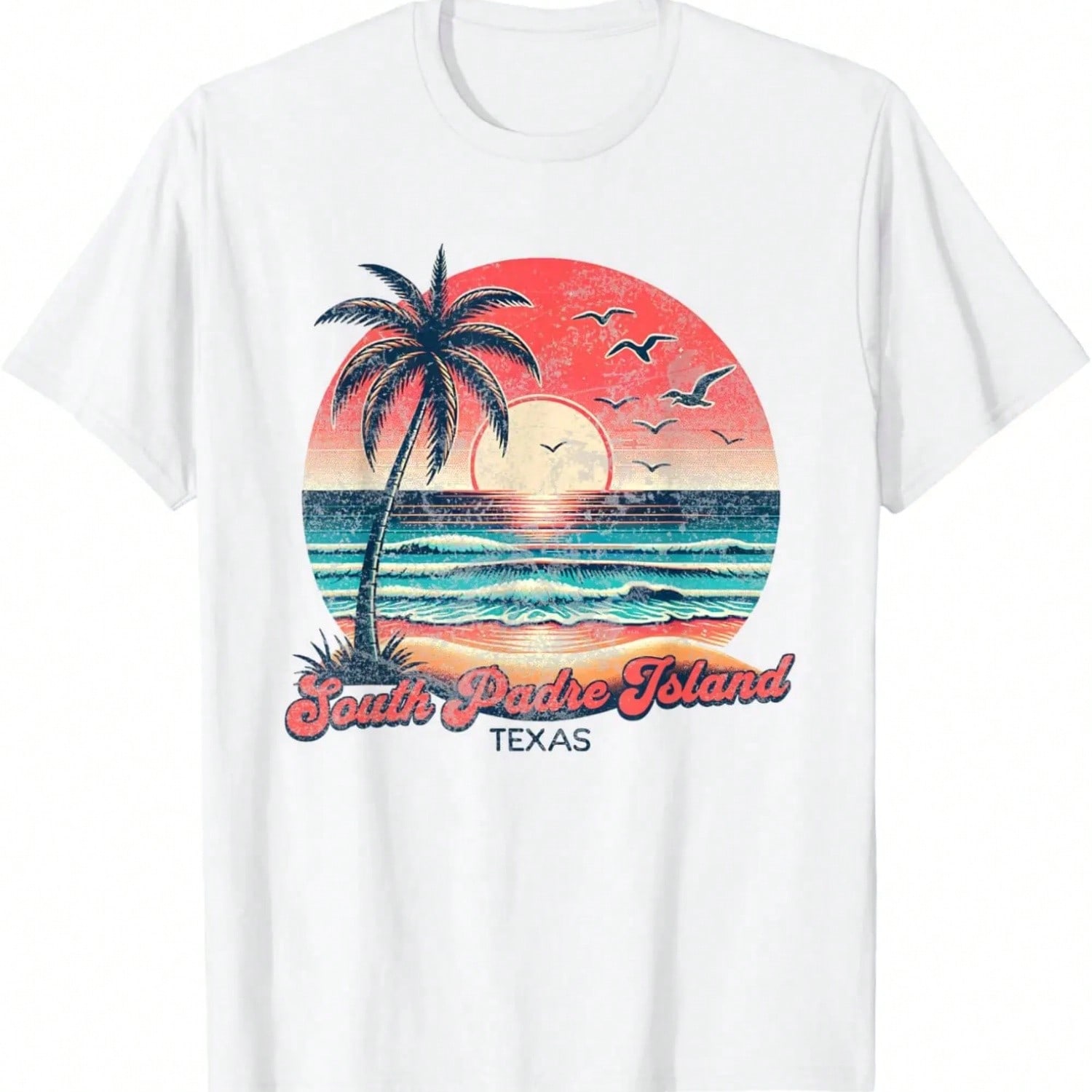Футболка South Padre Island S разноцветный
